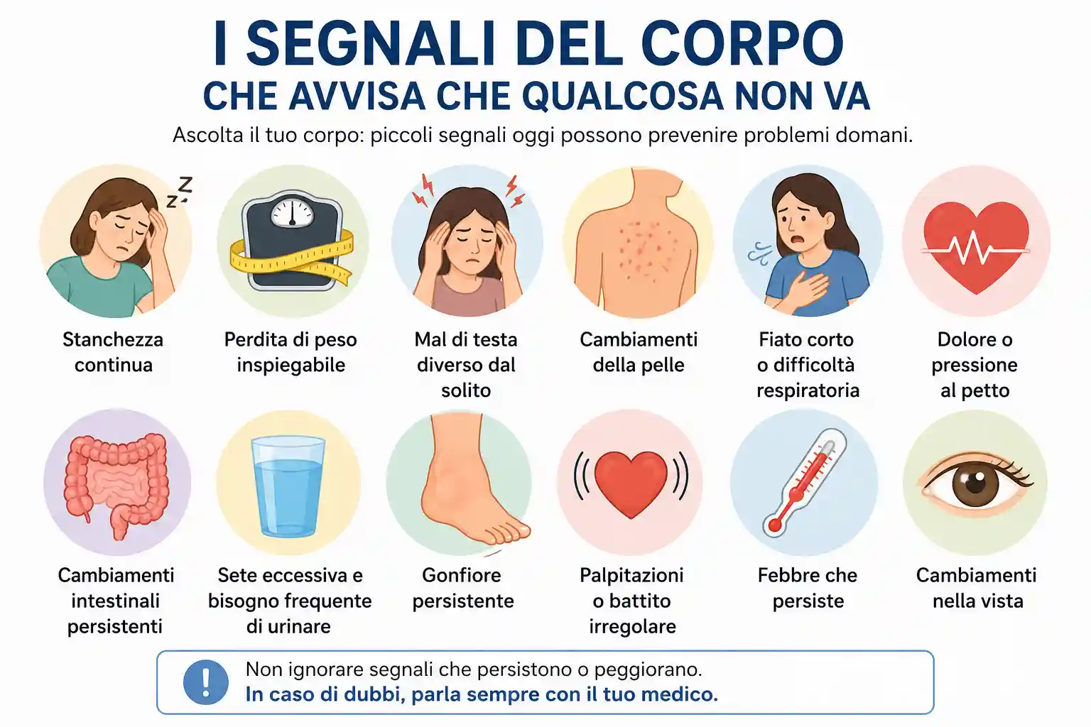 I segnali del corpo da non ignorare: quando il nostro organismo ci avvisa che qualcosa non va